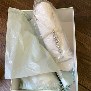 Grazia wedding heels with rhinestones